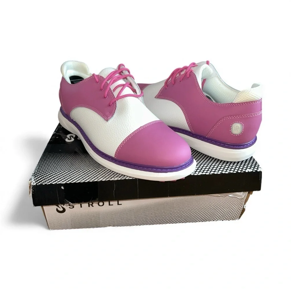 NIB men’s size 11 Stroll Derby Cap Toe Golf shoe
